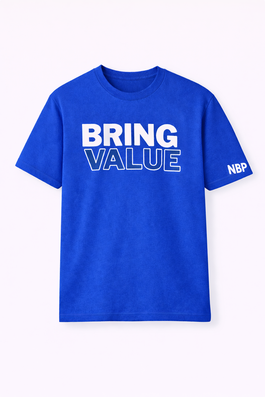 Bring Value T Shirt (Blue)