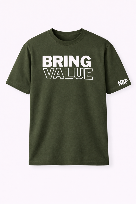 Bring Value T Shirt (Green)