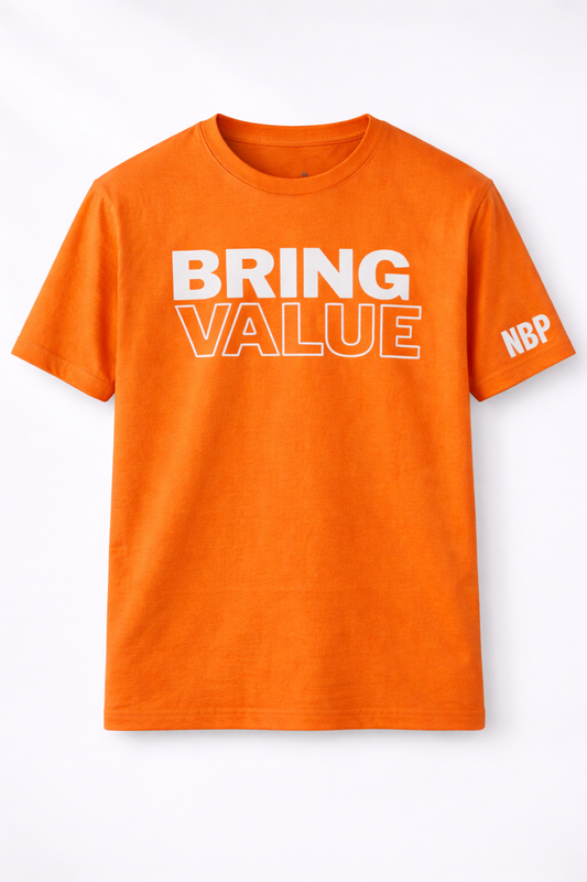 Bring Value T Shirt (Orange)