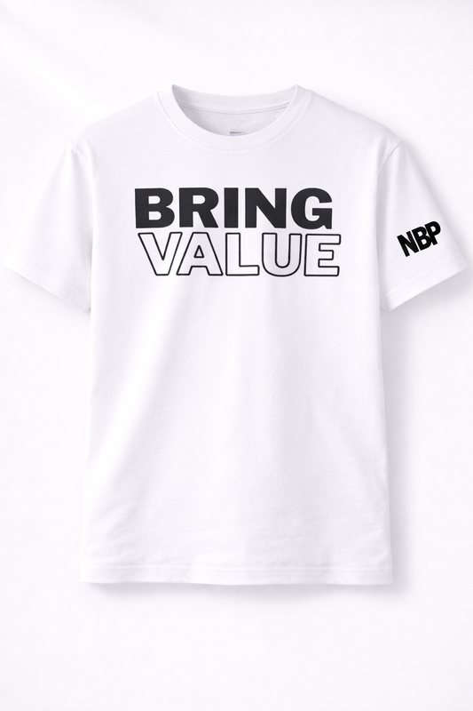 Bring Value T Shirt (White)