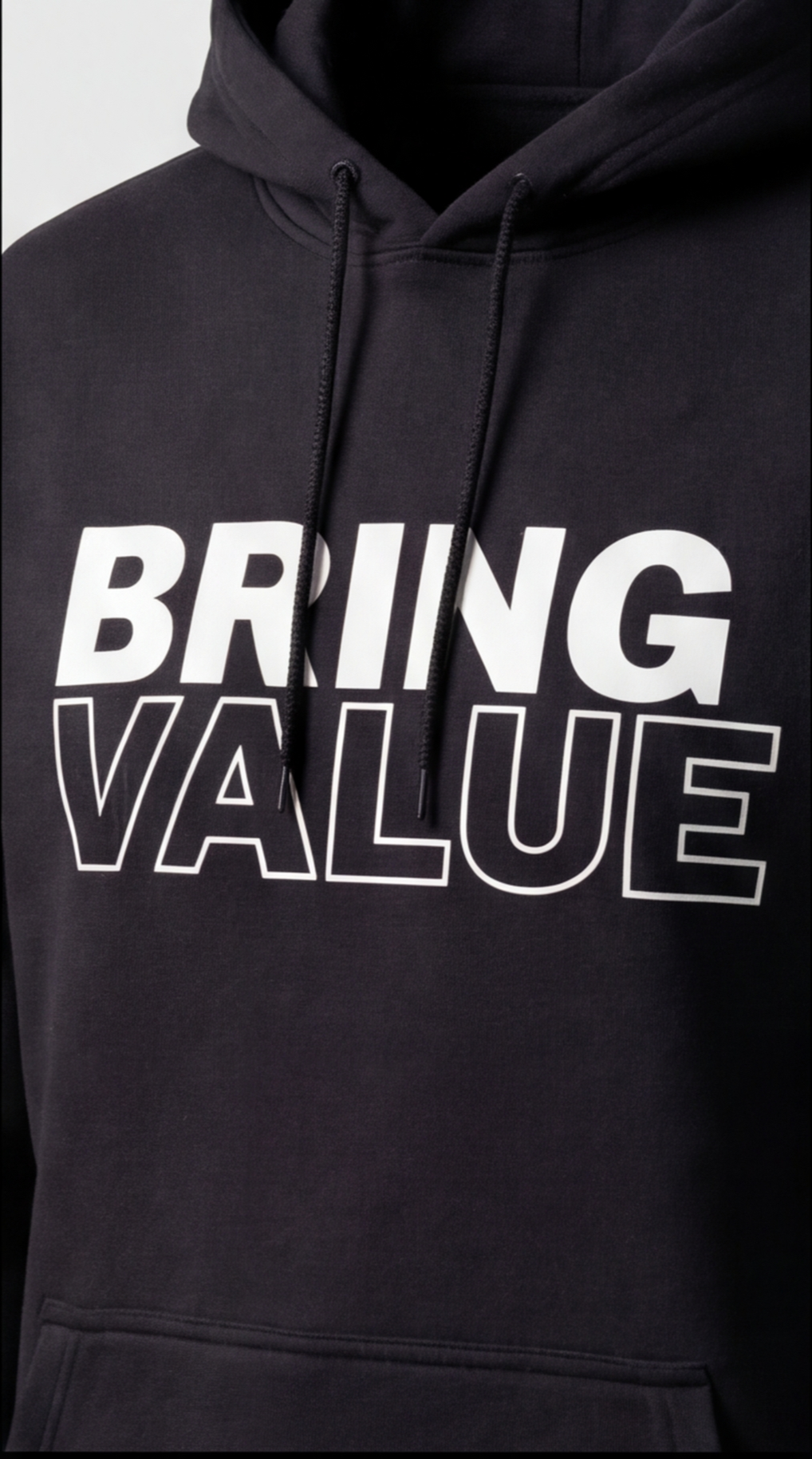 Bring Value Hoodie (Black)